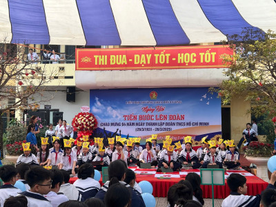 Trường THCS Phú Lương tổ chức Ngày hội “Tiến bước lên Đoàn” năm 2025